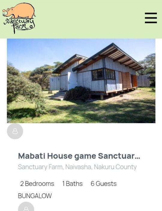 Sanctuary Farm Naivasha Villa Luaran gambar
