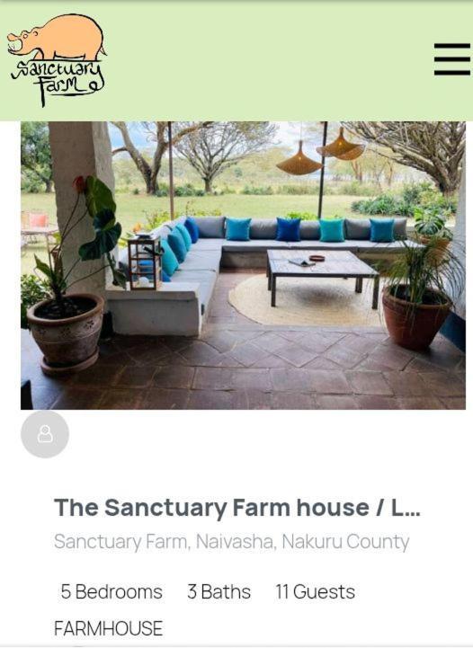 Sanctuary Farm Naivasha Villa Luaran gambar